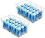 16inch Freezer Wire Storage Organizer Baskets, Household Refrigerator Bins - Image 2