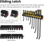 UNITEDPOWER Pry Bar Holder, Lockable Wall Mount Storage Rack Organizer - Image 3