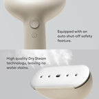 Steamery Handheld Clothes Steamer Cirrus 3, US Plug, Heated Ironing Plate - Image 4