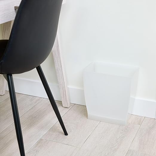 iDesign Small Rectangular Bathroom Trash Cans - Image 5