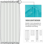DWCN French Door Curtains – Rod Pocket Thermal Blackout Curtain - Image 3