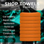 Avalon Towels Cotton Shop Rags – Size 12x14 Inches Cleaning Rags – Absorbent - Image 7