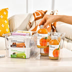12 Pack Large Clear Plastic Storage Bins, Plastic Containers - Image 6
