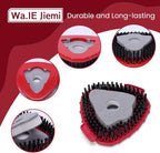 2 Pcs Spin Mop Replacements Scrub Brush and 1 Mop Base - Image 5