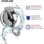 Suction Cup Hooks for Shower, 4 Pack, Glass Door, Tile – Loofah, Bath Robe Hook - Image 4