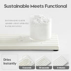 2PCS Water Absorbing Stone Drying Tray Mat - Image 3