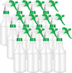 Eccliy 12 Pcs 16 Oz Plastic Spray Bottle, Adjustable Empty Reusable Sprayer by Eccliy