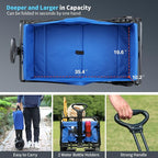 EchoSmile Heavy Duty 350 Lbs Capacity Collapsible Wagon, Outdoor Folding - Image 5