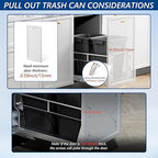 Insputer Dual Pull Out Trash Can Under Cabinet - Image 5