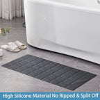 Foldable Silicone Bathtub Mat: Jumbo Size Heavy Duty Safety Bath Mat - Image 5