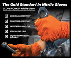 GLOVEWORKS Heavy-Duty Nitrile Gloves, Disposable, Latex Free, 8 Mil, Diamond - Image 5