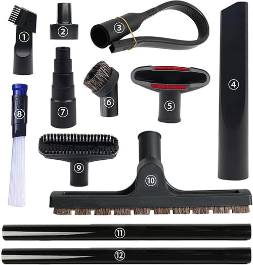 12 Pcs Universal Vacuum Attachments by GEBDSM