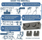 Retractable Clothesline Indoor Outside Heavy-Duty, Upgrade 304 Double Stainless - Image 7