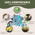 Compost Bags 33 Gallon 125 Liter Extra Thick 1.2 Mils Compostable Food Scrap - Image 7