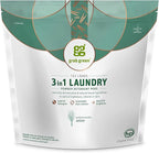 Grab Green 3-in-1 Laundry Detergent Pods, Vetiver Scent, Plant and Mineral Based by GrabGreen