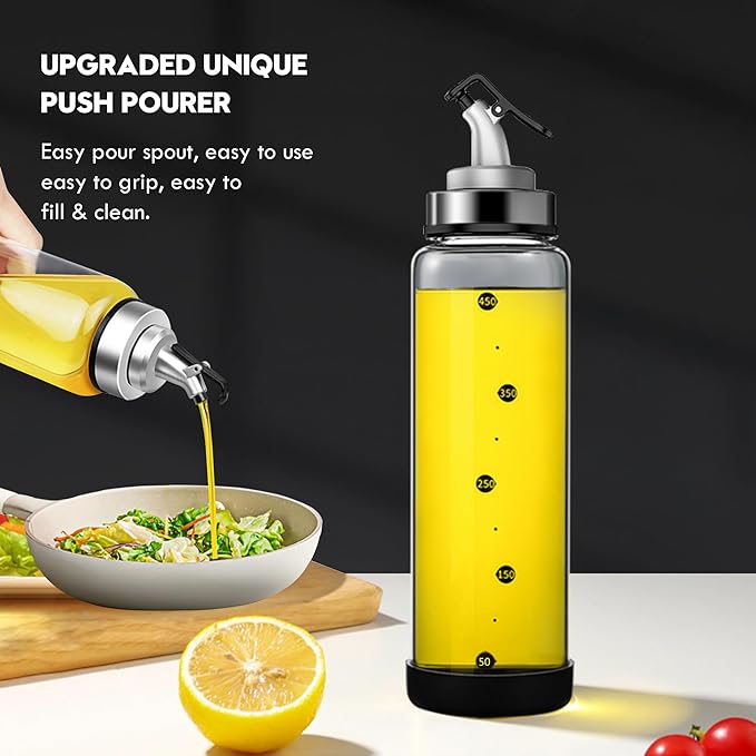 Glass Olive Oil Dispenser Bottle - Image 6