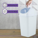 Superio Kitchen Trash Can with Swing Top Lid 9 Gallon Slim Waste Bin 37 Qt - Image 4