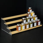 nianfeng Tiered Spice Rack, 4-Tier Spice Pantry Kitchen Cabinet Organizer by nianfeng