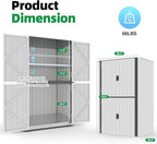 AECOJOY Outdoor Storage Cabinet, Outdoor Cabinets Waterproof - Image 7