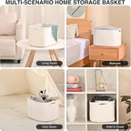 Woven Cotton Rope Storage Basket - Image 4