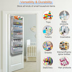 Extra Large Over The Door Organizer Storage 5-Shelves and 10 Side Pockets - Image 4