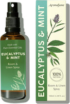 Eucalyptus & Mint Room, Linen & Pillow Spray by Aromafume | 100ml/3.38fl oz | by Aromafume