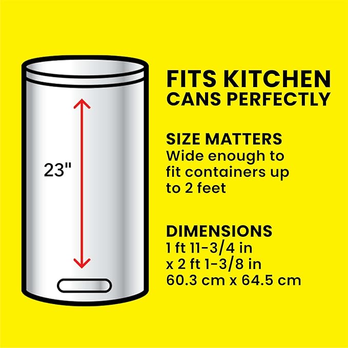 Glad ForceFlex Tall Kitchen Trash Bags, 13 Gallon, Fresh Clean - Image 9