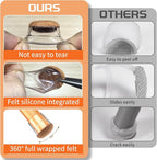 Chair Leg Floor Protectors Small 24Pcs, Silicone Chair Leg Protectors - Image 4