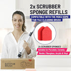 Replacement Scrubber Refill for Moku Home Extendable Tub Tile Shower Brush for - Image 2