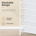 STORAGE MANIAC Sweater Drying Rack, Mesh Clothes Drying Rack, Stackable Laundry - Image 5