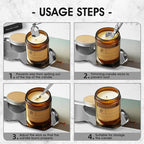 PATOISE 4 in 1 Candle Accessory Set, Wick Trimmer, Candle Snuffer, Wick Scoop - Image 7