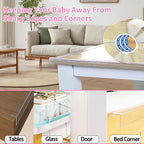 Clear Soft Corner Protectors for Furniture Strip, 0.8in x13FT, Sharp Edge & - Image 6