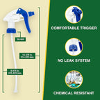 Heluva Green Spray Bottle Nozzle Replacement, Bottle Tops Only - Image 2
