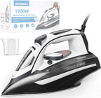 Steam Iron for Clothes Rapid Heating, 1700W Iron by IRONDAY