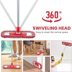 MAVRIZ Dust Mops for Hardwood Floors Cleaning Washable Wet and Dry Mop - Image 3