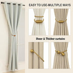 Magnetic Curtain Tiebacks Rope Curtain Tie Backs - Image 5