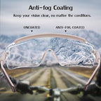 UKNOW Safety Goggles Over Glasses, Safety Glasses Anti Fog Wraparound Eye - Image 2