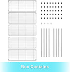 Auslar 5-Shelf Storage Shelves Heavy Duty 5 Tiers Standing Large Shelving Units - Image 7