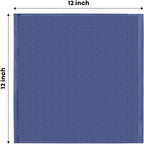 Artoid Mode 100% Cotton Navy Blue Waffle Weave Kitchen Dish Cloths, 12x12 Inch - Image 6