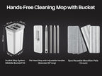 JOYMOOP Mop and Bucket with Wringer Set, Hands Free Flat Floor Mop and Bucket - Image 8