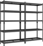 SONGMICS 5-Tier Storage Shelves, Heavy-Duty Garage Shelving, Adjustable by SONGMICSbySONGMICSHOME