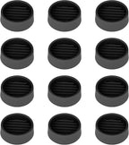 Non Slip Furniture Pads, 1.5' Round Black Rubber Caster Cups, Anti Slide Floor by VOCOMO