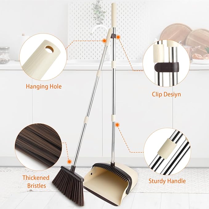 Broom and Dustpan Set, Dustpan Combo - Image 3