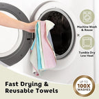 Matthew Microfiber Cleaning Cloth Roll 72Pack Reusable Paper Towels&Washable - Image 7