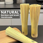 Handmade Bamboo Wok Brushes 2 Pack – 100% Natural, No Metal, Eco-Friendly - Image 6