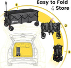 Sekey 48''L Collapsible Foldable Extended Wagon - Image 6