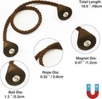 2 Pack Magnetic Curtain Tiebacks Rope Modern Handmade Curtain Tie Backs - Image 3