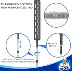 MR.SIGA Flexible Microfiber Long Duster - Image 4
