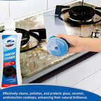 Glass Cooktop Cleaner Kit & Polish - 10 oz Stove Top Cleaner - Image 4