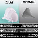 Zulay Kitchen 3-Piece Plastic Funnel Set - Image 7